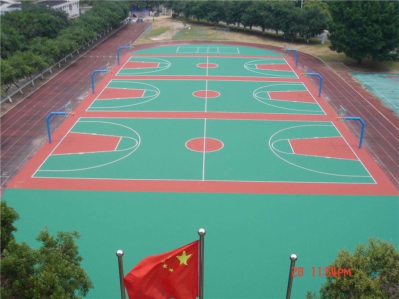 塑膠跑道-籃球場